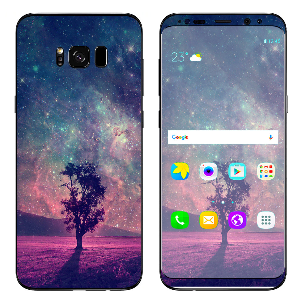  Sky Tree Stars Samsung Galaxy S8 Skin