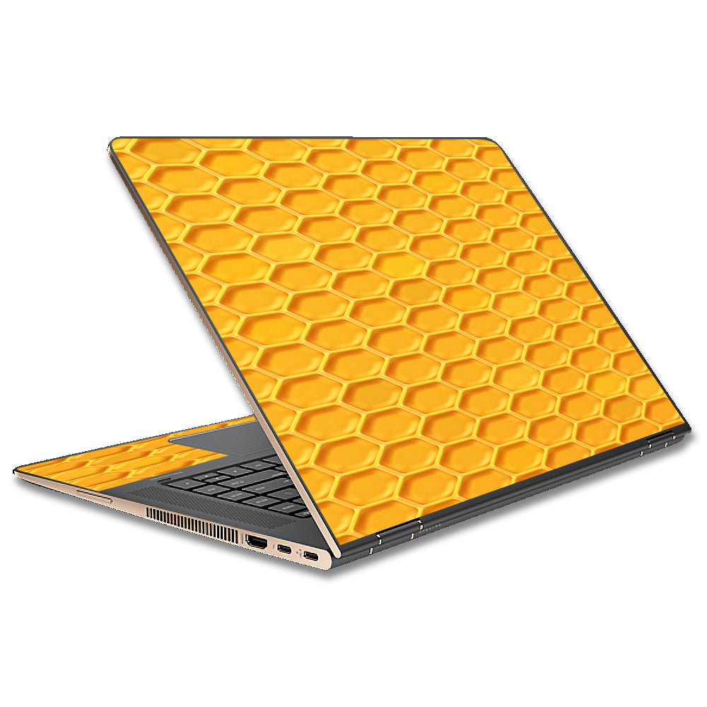  Yellow Honeycomb HP Spectre x360 13t Skin