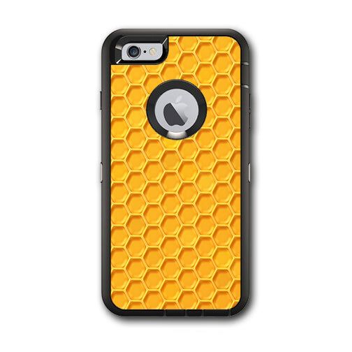  Yellow Honeycomb Otterbox Defender iPhone 6 PLUS Skin