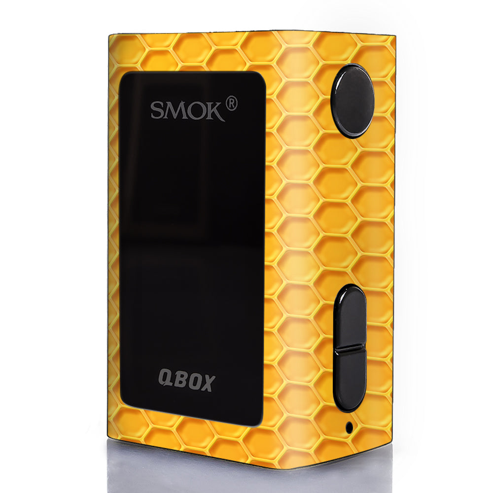  Yellow Honeycomb Smok Q-Box Skin