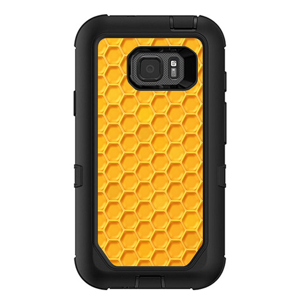  Yellow Honeycomb Otterbox Defender Samsung Galaxy S7 Active Skin