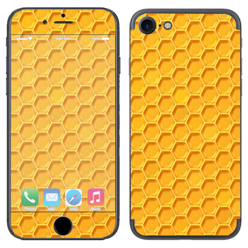  Yellow Honeycomb Apple iPhone 7 or iPhone 8 Skin