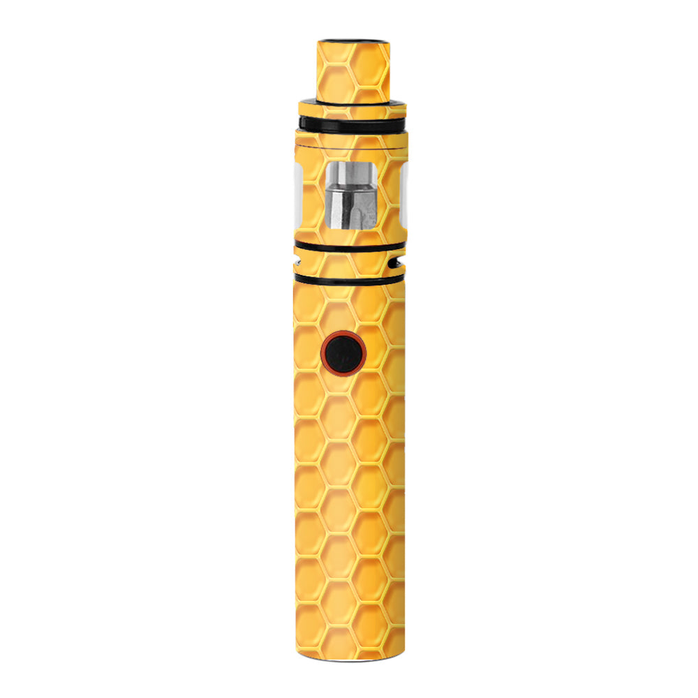 Yellow Honeycomb Smok Stick V8 Skin