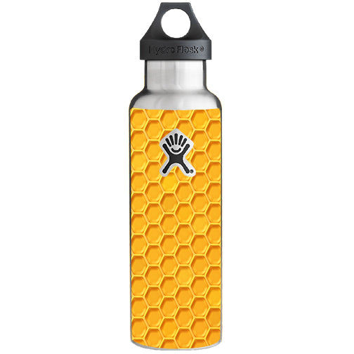 21 oz hydro flask yellow Skins Decals for Hydro Flask 21oz Standard Mouth / Yellow Honeycomb –  itsaskin.com