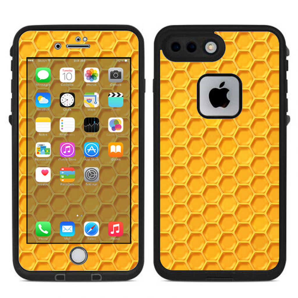  Yellow Honeycomb Lifeproof Fre iPhone 7 Plus or iPhone 8 Plus Skin