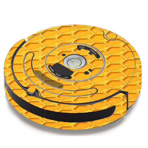  Yellow Honeycomb iRobot Roomba 650/655 Skin