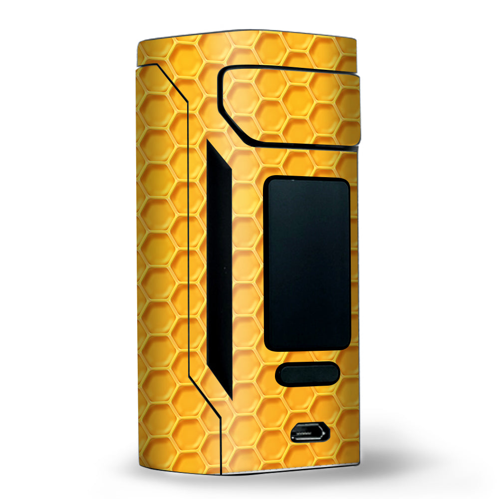  Yellow Honeycomb Wismec RX2 20700 Skin