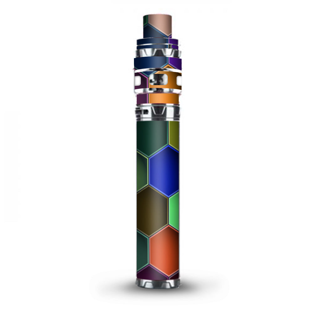  Colorful Octagon Pattern Stick Prince TFV12 Smok Skin