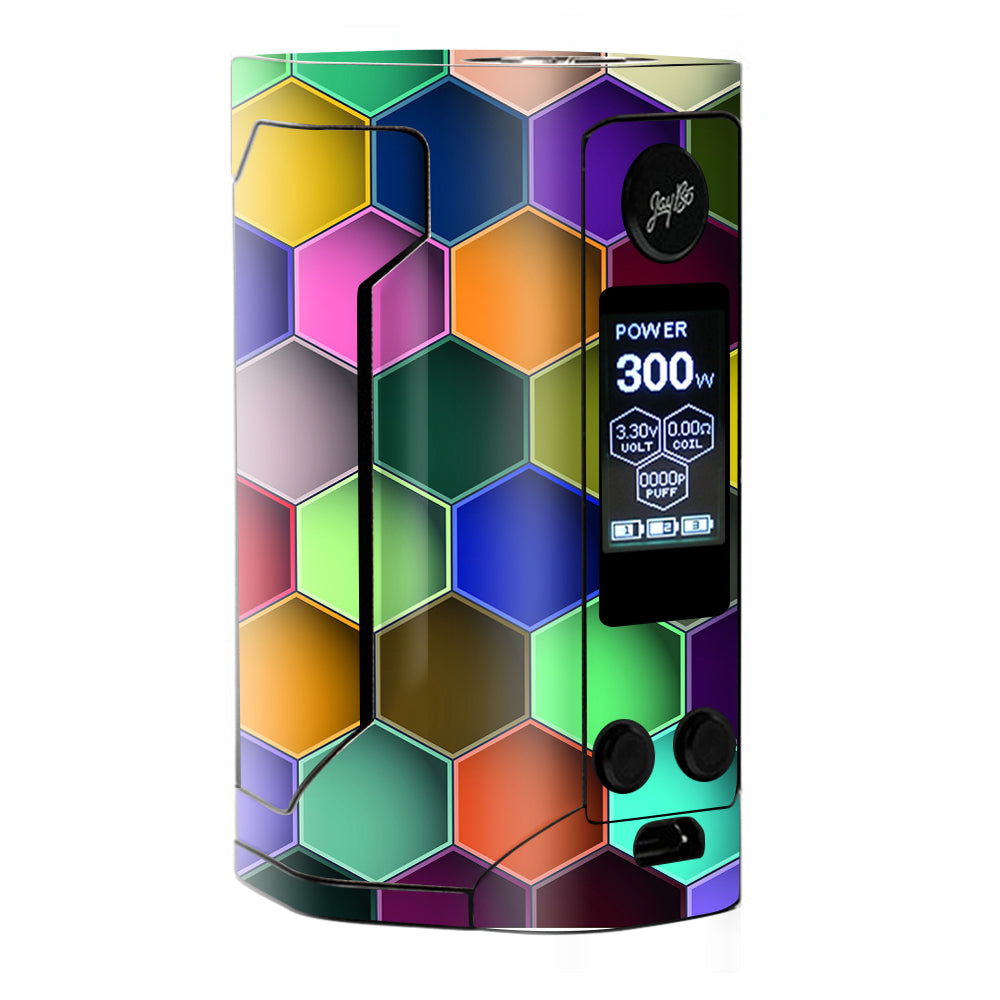  Colorful Octagon Pattern Wismec RX Gen 3 Skin