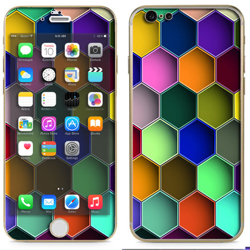  Colorful Octagon Pattern Apple 6 Skin