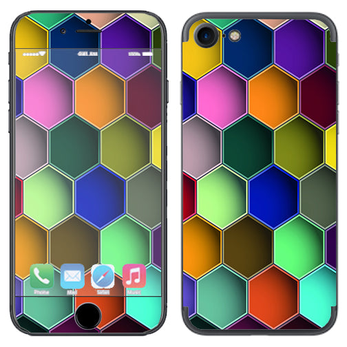  Colorful Octagon Pattern Apple iPhone 7 or iPhone 8 Skin