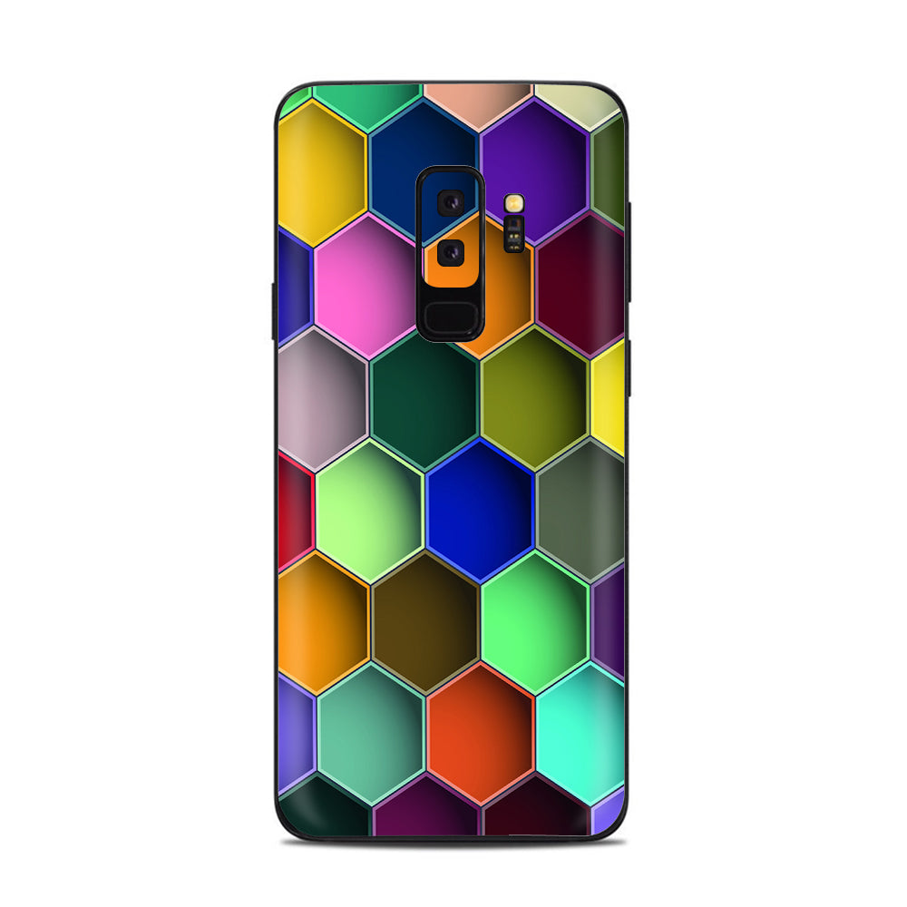  Colorful Octagon Pattern Samsung Galaxy S9 Plus Skin