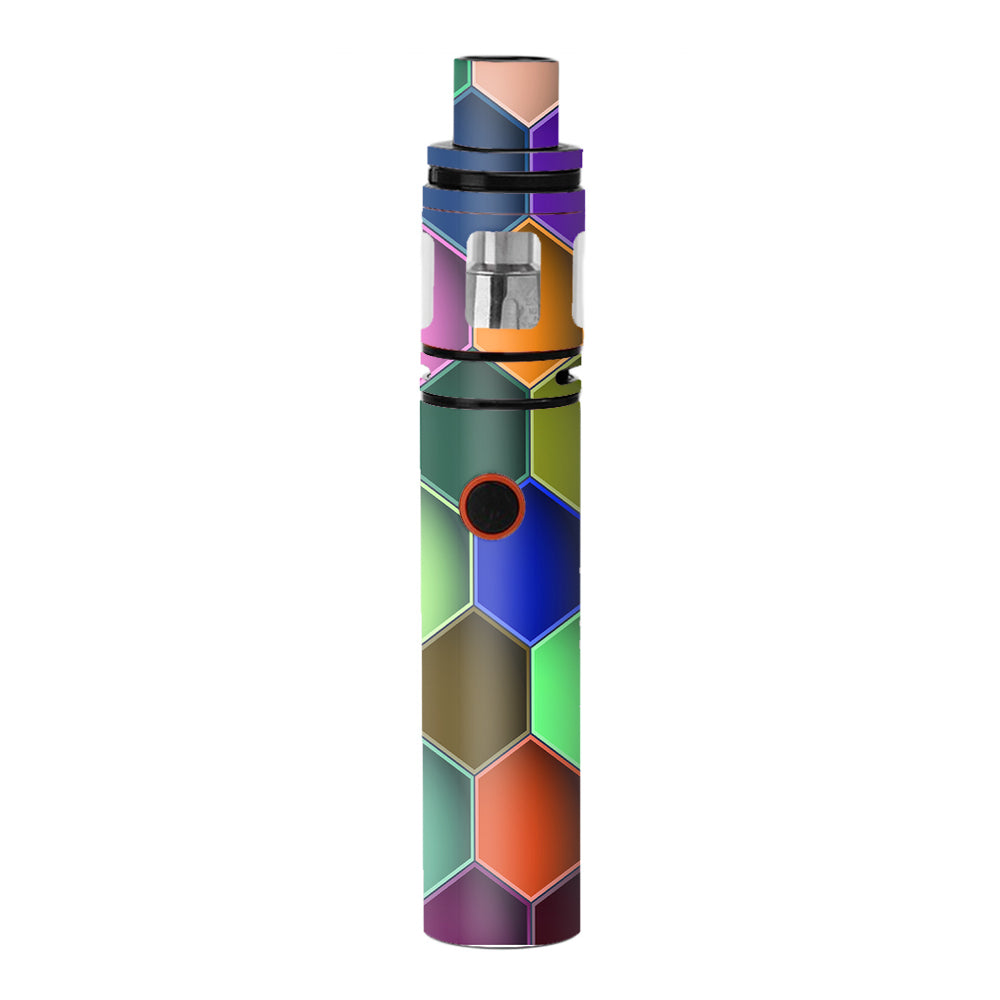  Colorful Octagon Pattern Smok Stick V8 Skin