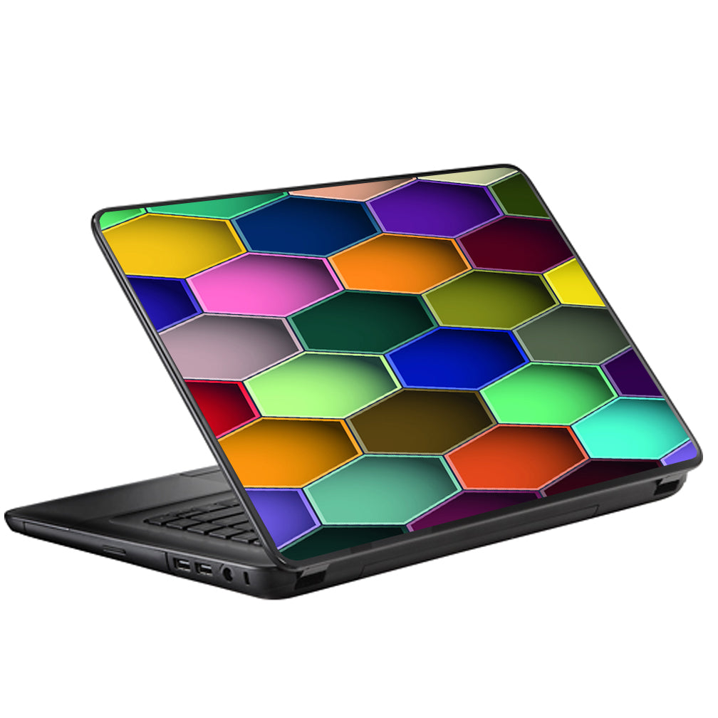  Colorful Octagon Pattern Universal 13 to 16 inch wide laptop Skin