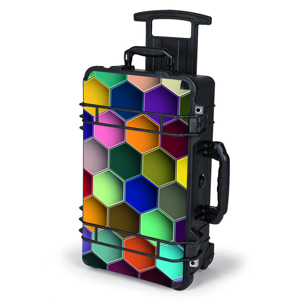  Colorful Octagon Pattern Pelican Case 1510 Skin
