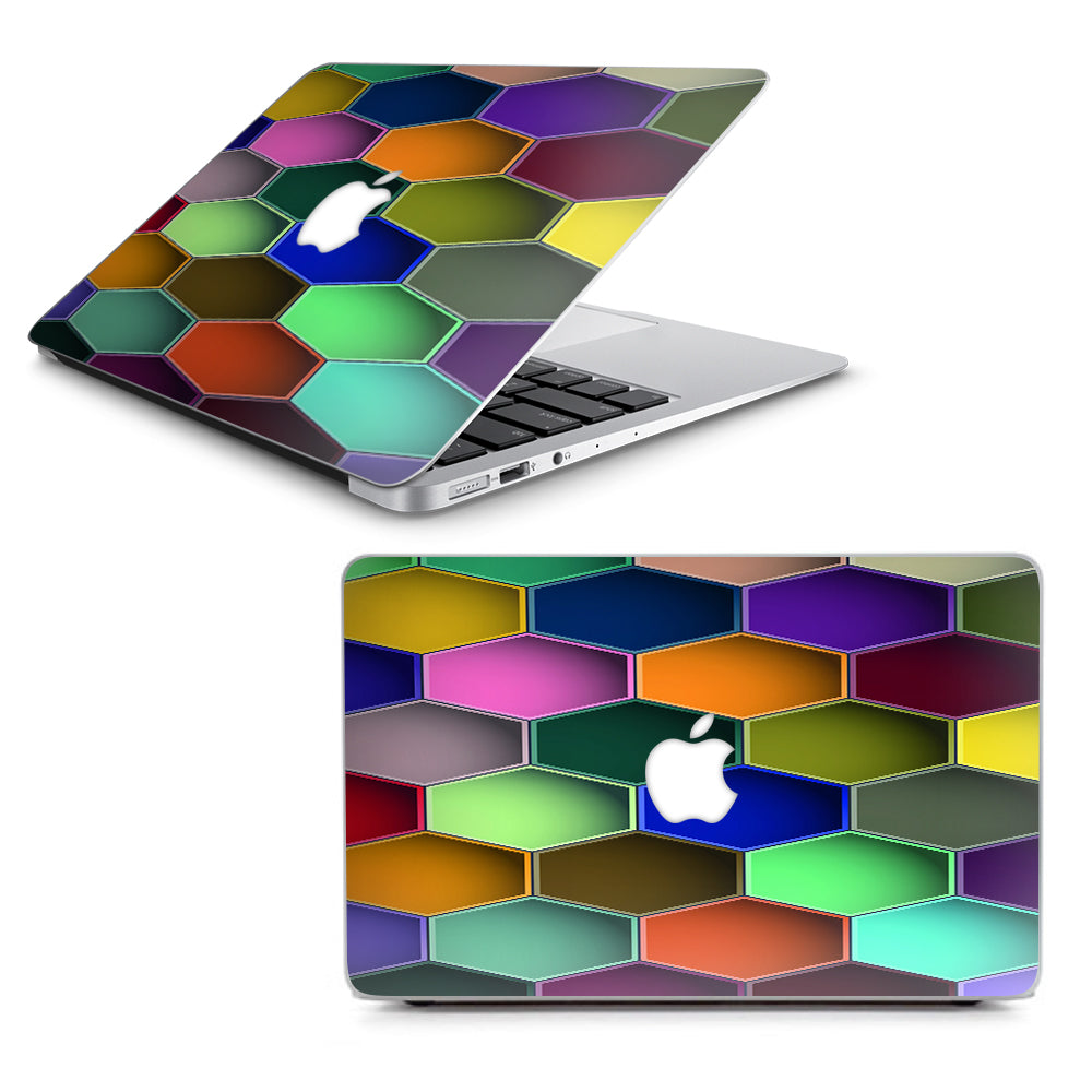  Colorful Octagon Pattern Macbook Air 13" A1369 A1466 Skin