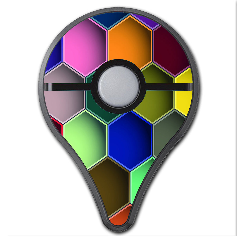  Colorful Octagon Pattern Pokemon Go Plus Skin