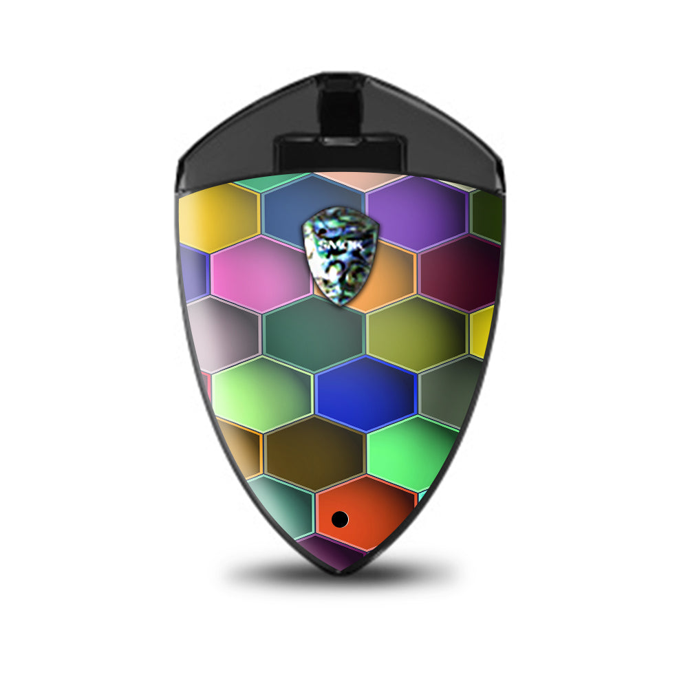  Colorful Octagon Pattern Smok Rolo Badge Skin