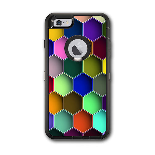 Colorful Octagon Pattern Otterbox Defender iPhone 6 PLUS Skin