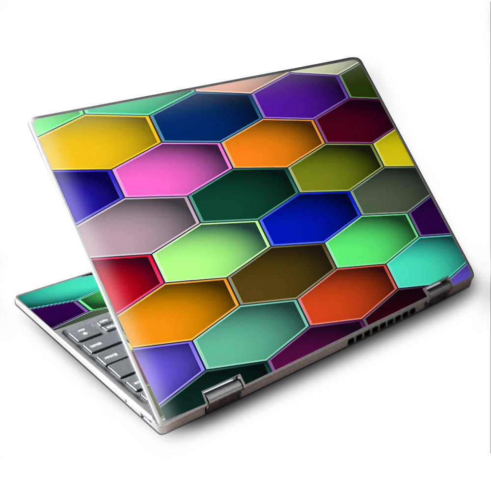  Colorful Octagon Pattern Lenovo Yoga 710 11.6" Skin