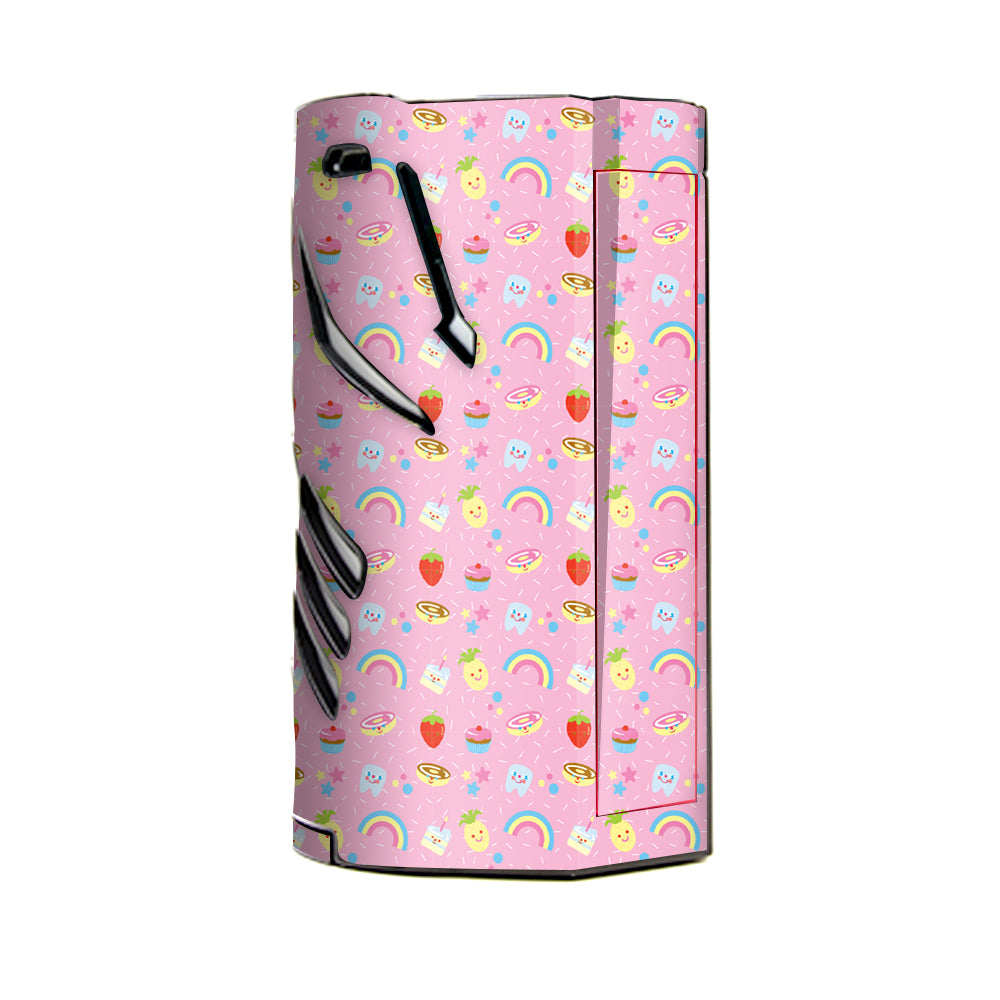  Pink Rainbows Strawberry T-Priv 3 Smok Skin