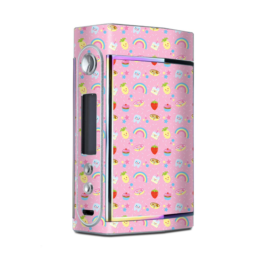  Pink Rainbows Strawberry Too VooPoo Skin