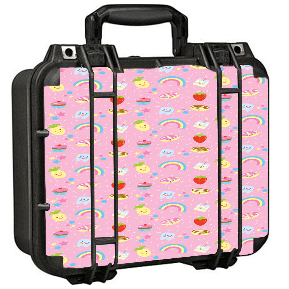  Pink Rainbows Strawberry Pelican Case 1400 Skin