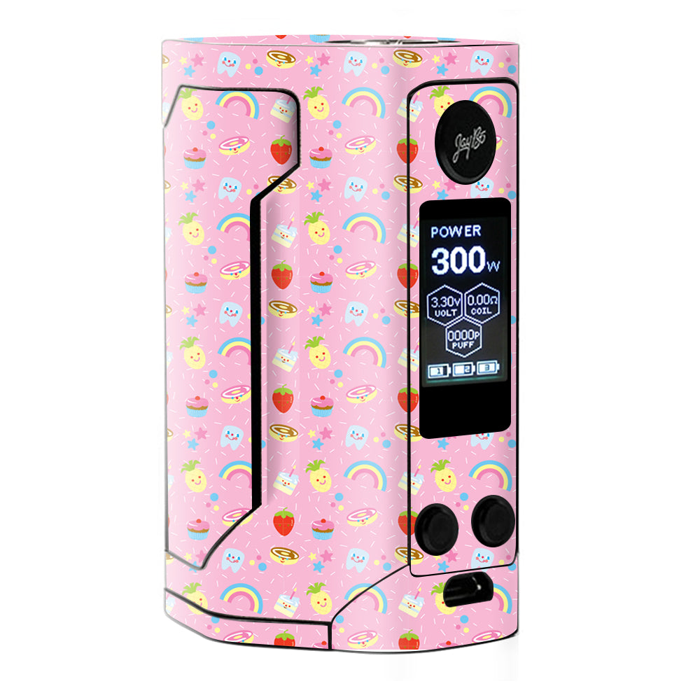  Pink Rainbows Strawberry Wismec RX Gen 3 Skin