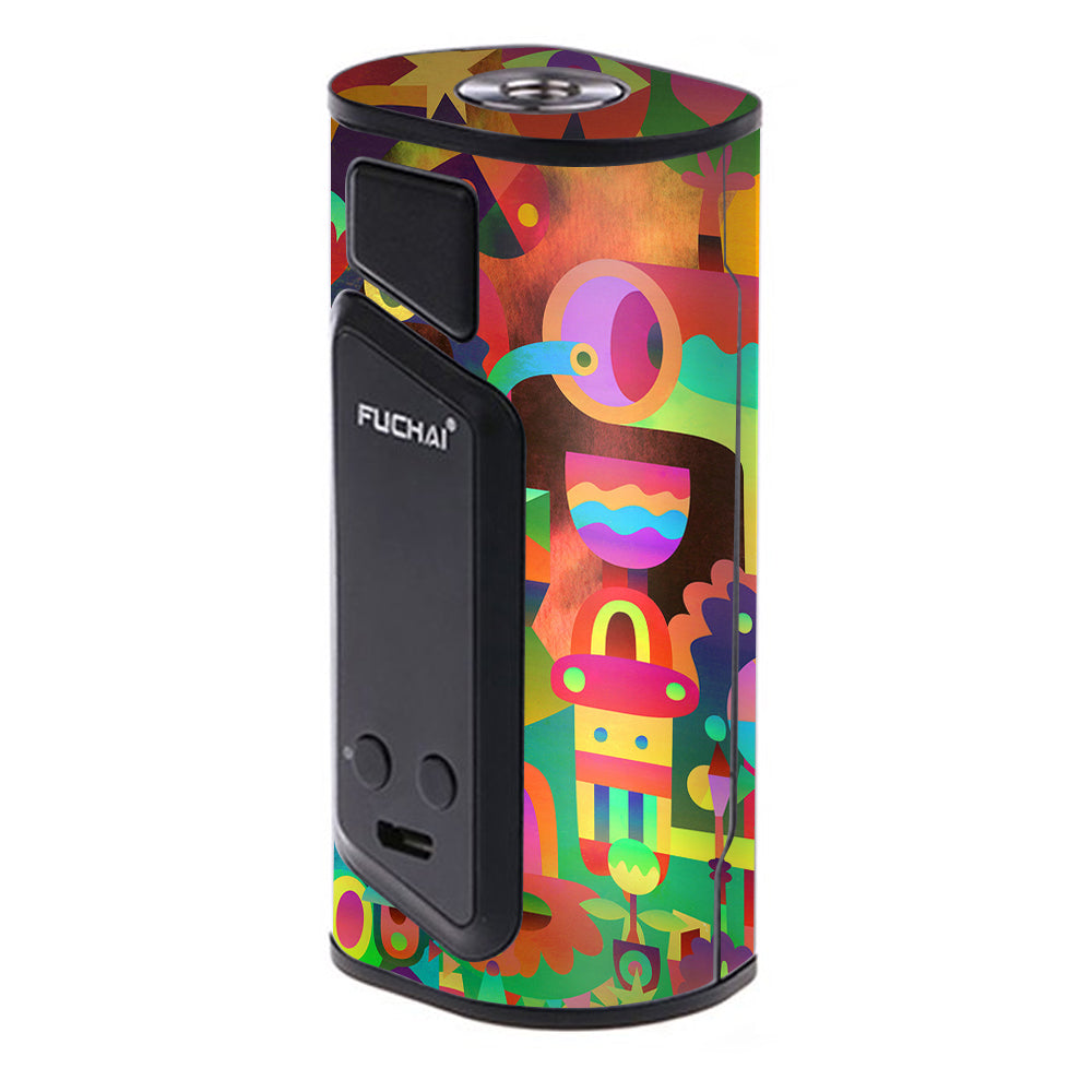  Colorful Cartoon Design Sigelei Fuchai Duo-3 Skin