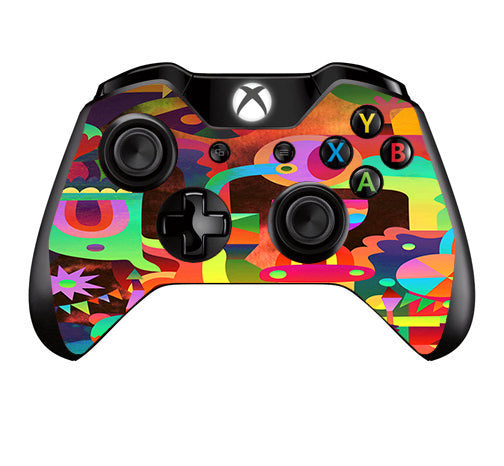  Colorful Cartoon Design Microsoft Xbox One Controller Skin