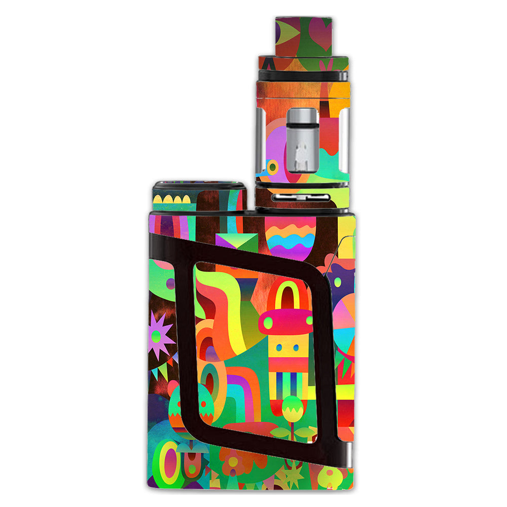  Colorful Cartoon Design Smok Alien AL85 Skin