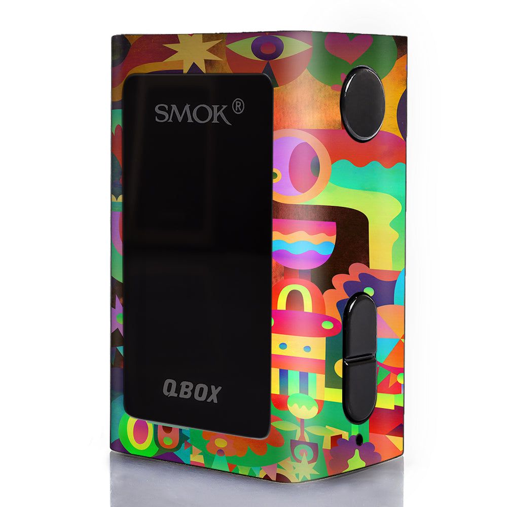  Colorful Cartoon Design Smok Q-Box Skin