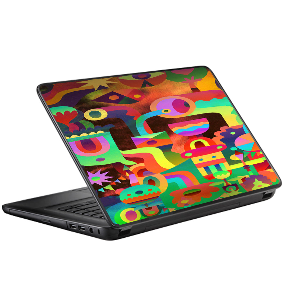  Colorful Cartoon Design Universal 13 to 16 inch wide laptop Skin