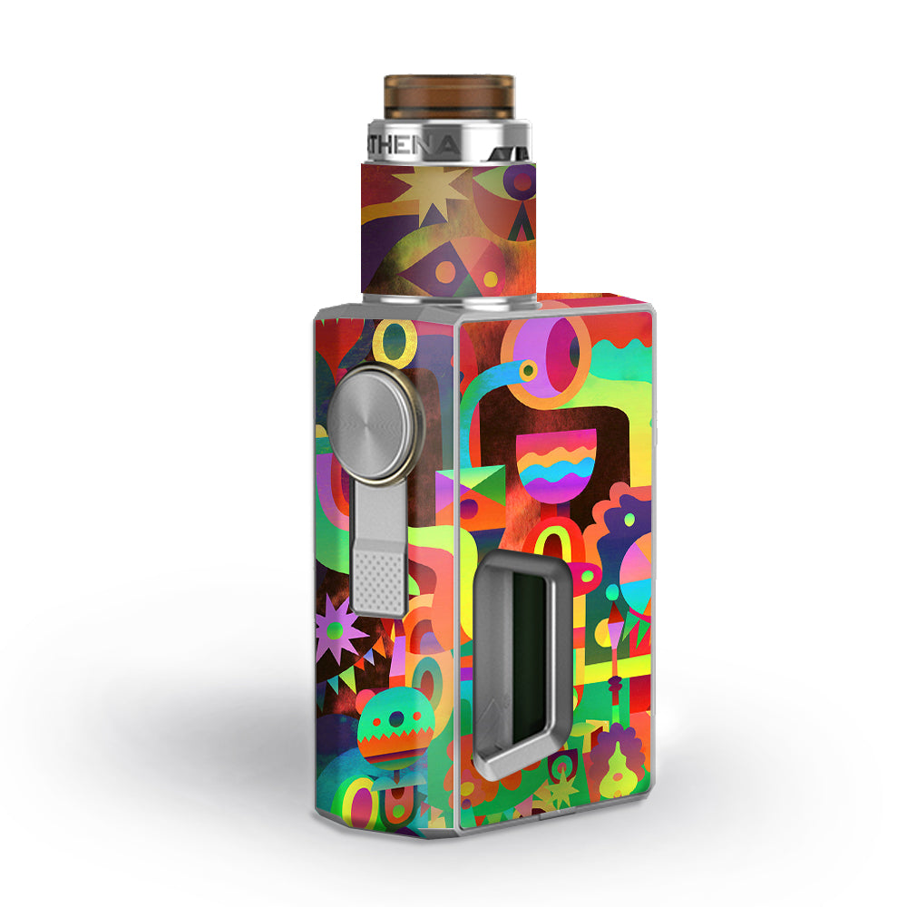  Colorful Cartoon Design Geekvape Athena Squonk Skin