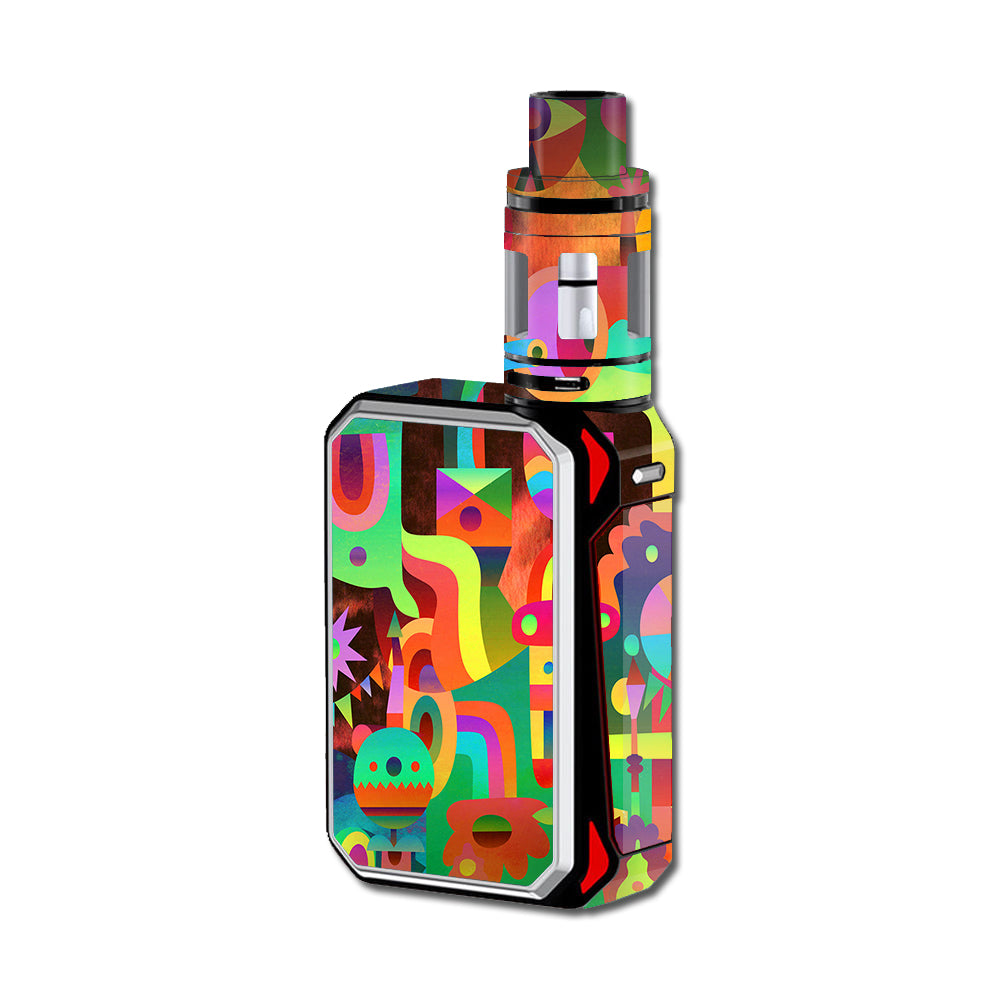  Colorful Cartoon Design Smok G-Priv 220W Skin