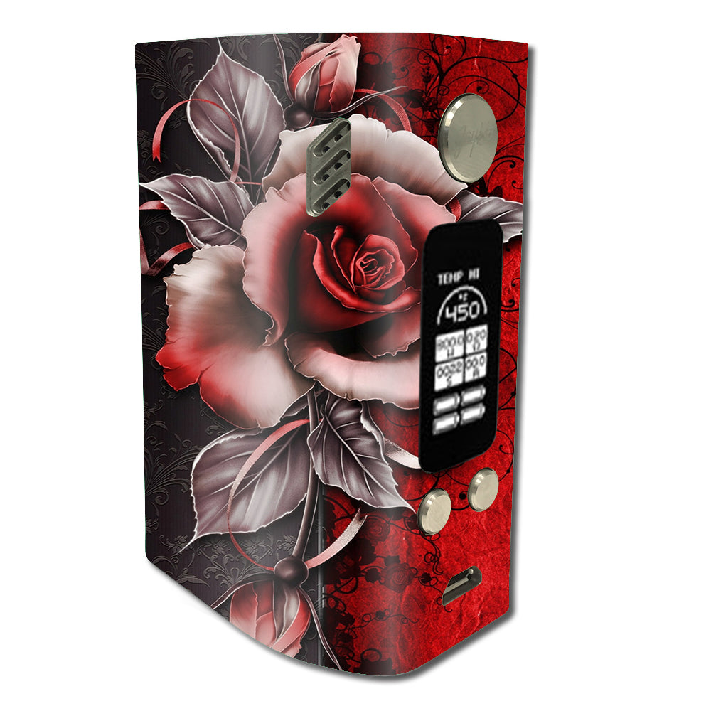  Beautful Rose Design Wismec Reuleaux RX300 Skin