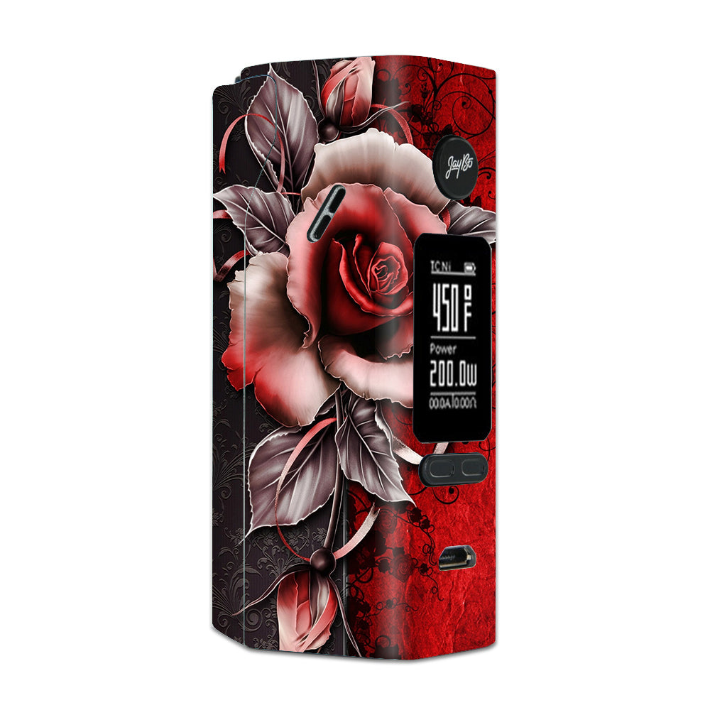  Beautful Rose Design Wismec Reuleaux RX 2/3 combo kit Skin