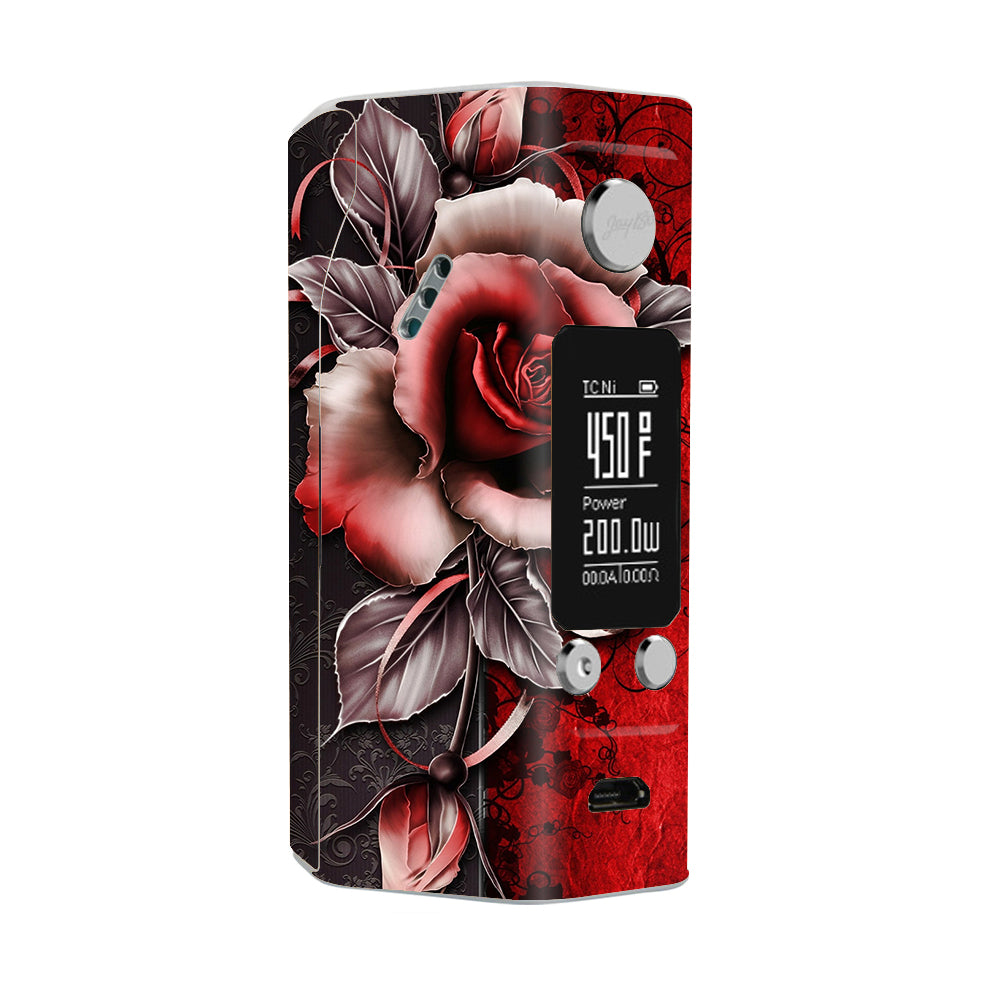  Beautful Rose Design Wismec Reuleaux RX200S Skin