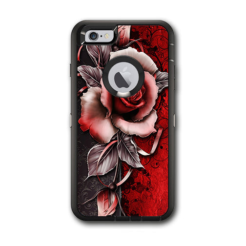  Beautful Rose Design Otterbox Defender iPhone 6 PLUS Skin