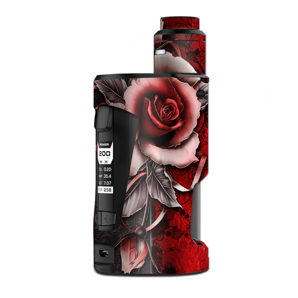  Beautful Rose Design G Box Squonk Geek Vape Skin