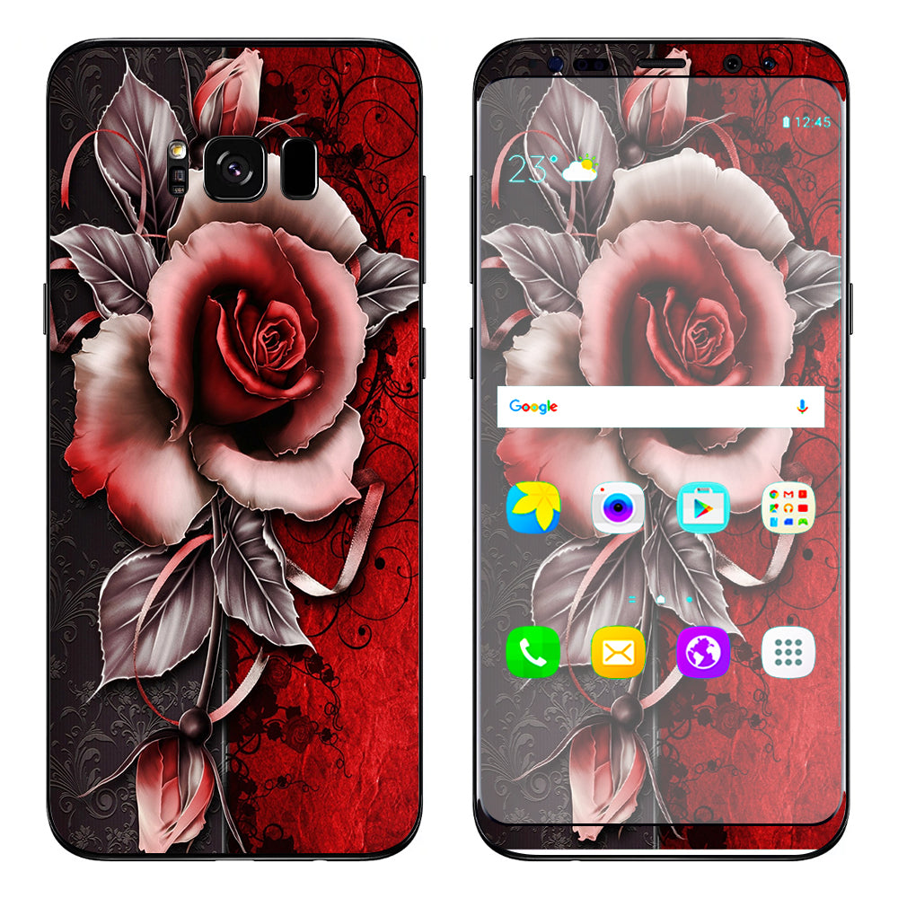  Beautful Rose Design Samsung Galaxy S8 Skin