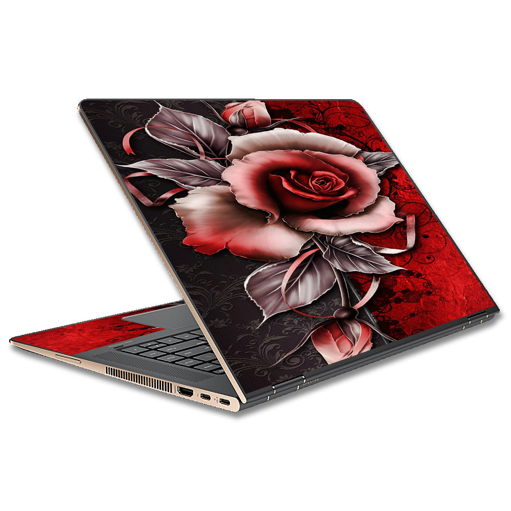  Beautful Rose Design HP Spectre x360 13t Skin