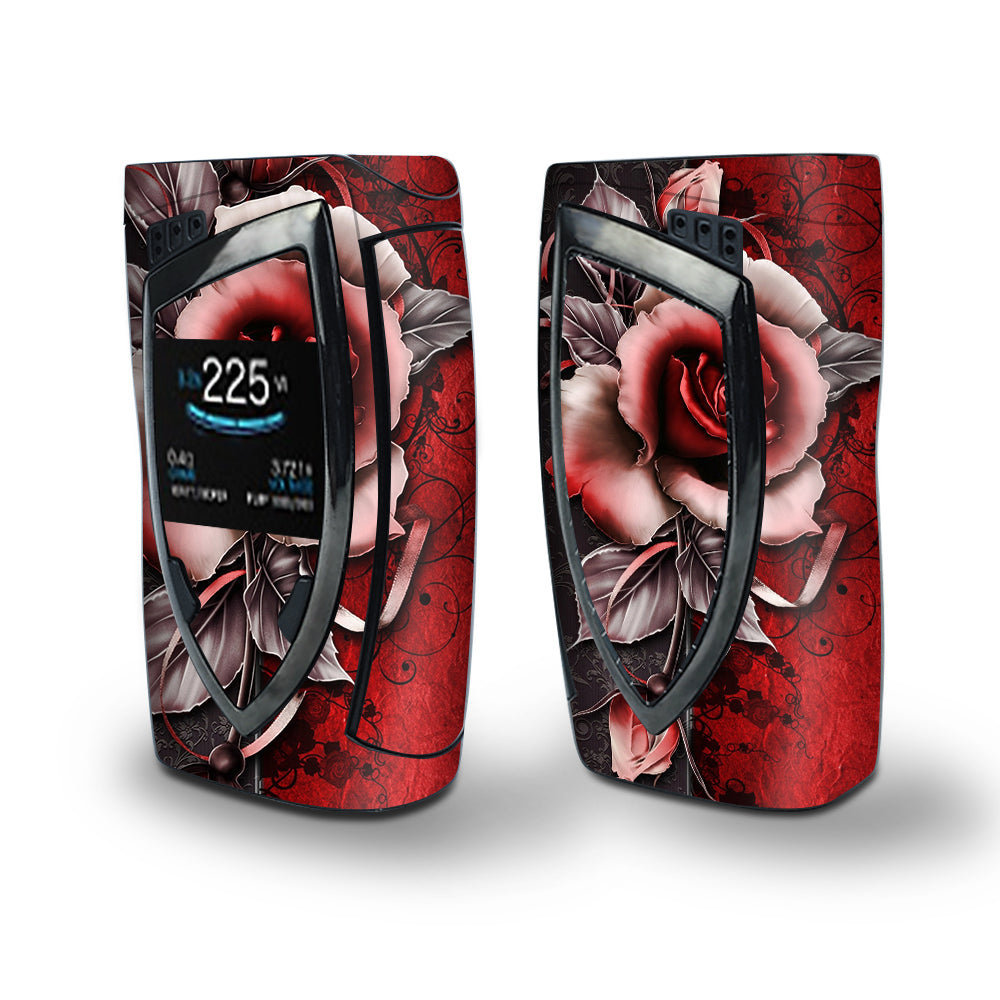 Skin Decal Vinyl Wrap for Smok Devilkin Kit 225w Vape (includes TFV12 Prince Tank Skins) skins cover/ Beautful Rose Design