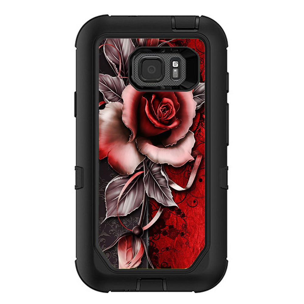  Beautful Rose Design Otterbox Defender Samsung Galaxy S7 Active Skin