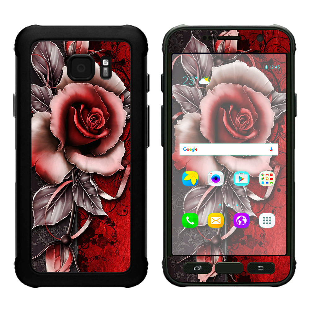  Beautful Rose Design Samsung Galaxy S7 Active Skin
