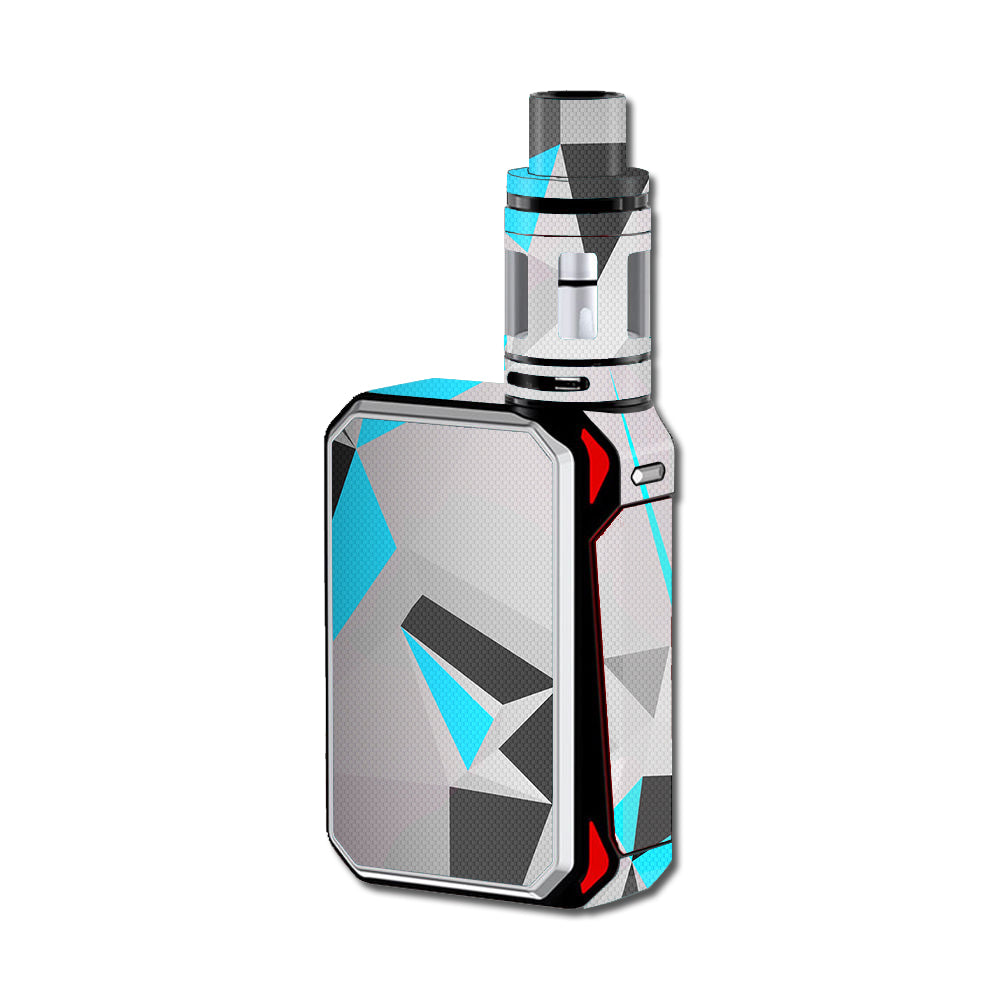  Baby Blue Grey Glass Design Smok G-Priv 220W Skin