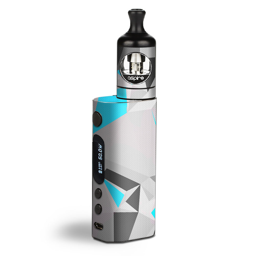  Baby Blue Grey Glass Design Aspire Zelos  Skin