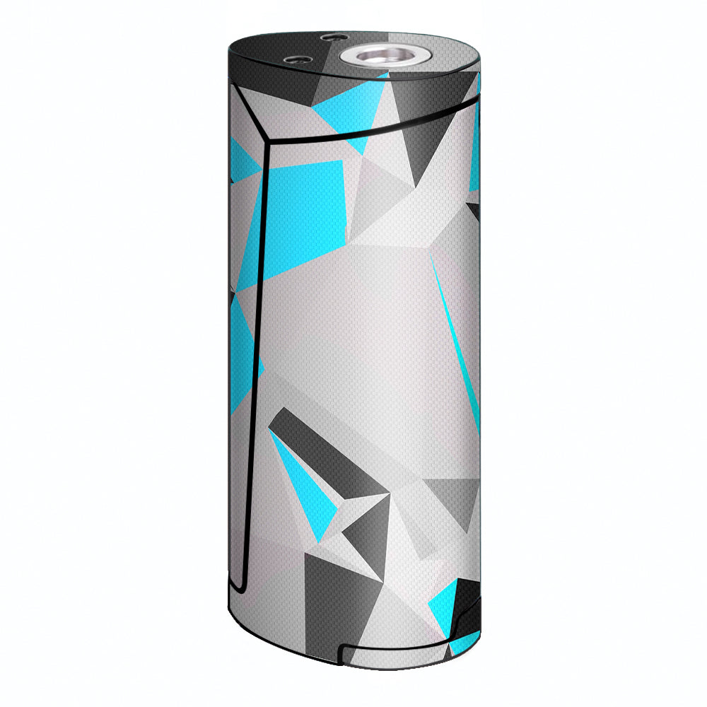  Baby Blue Grey Glass Design Smok Priv V8 60w Skin