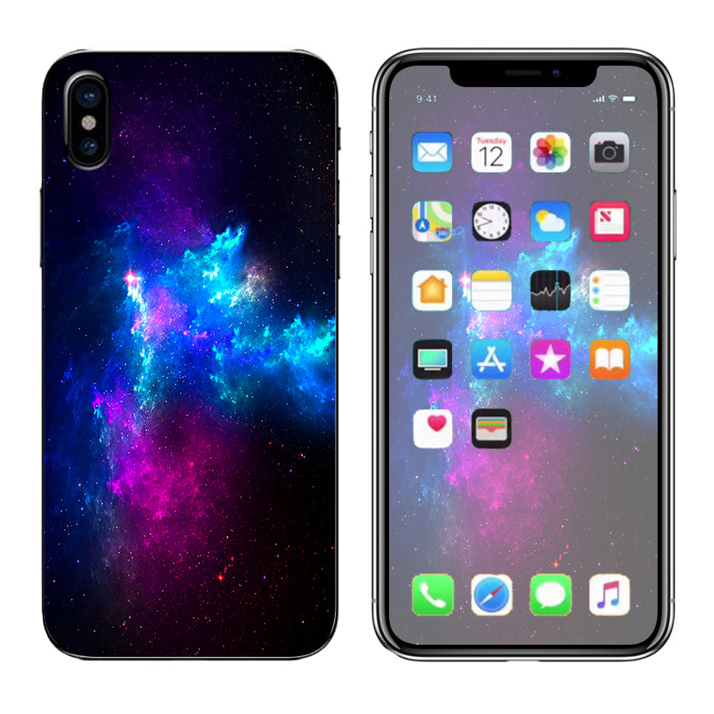  Galaxy Space Gasses  Apple iPhone X Skin