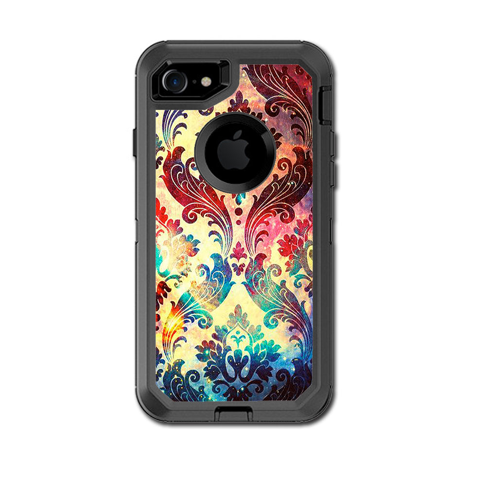  Galaxy Paisley Antique Otterbox Defender iPhone 7 or iPhone 8 Skin